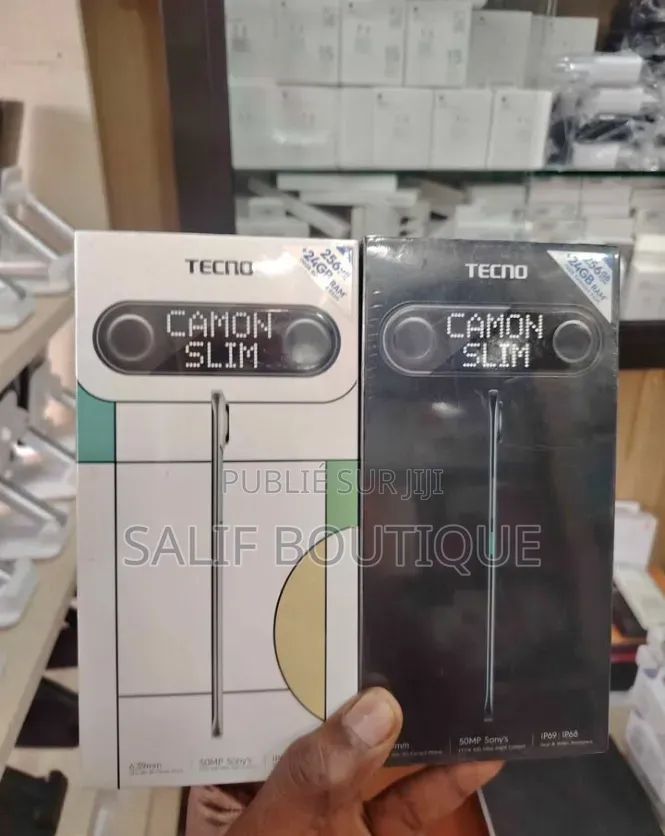 Nouveau Tecno Spark Slim 256 GB Blanc