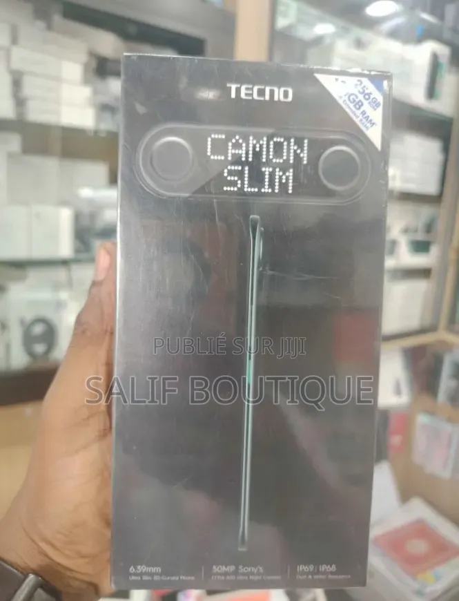 Nouveau Tecno Spark Slim 256 GB Blanc