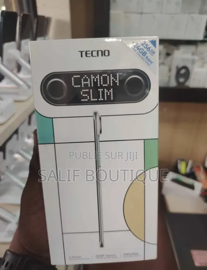 Nouveau Tecno Spark Slim 256 GB Blanc