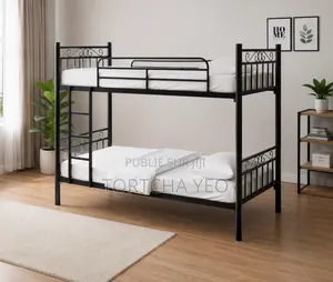 2 Lits en 1 Espace Minimum – Lit Superposé Métal Sécurisé