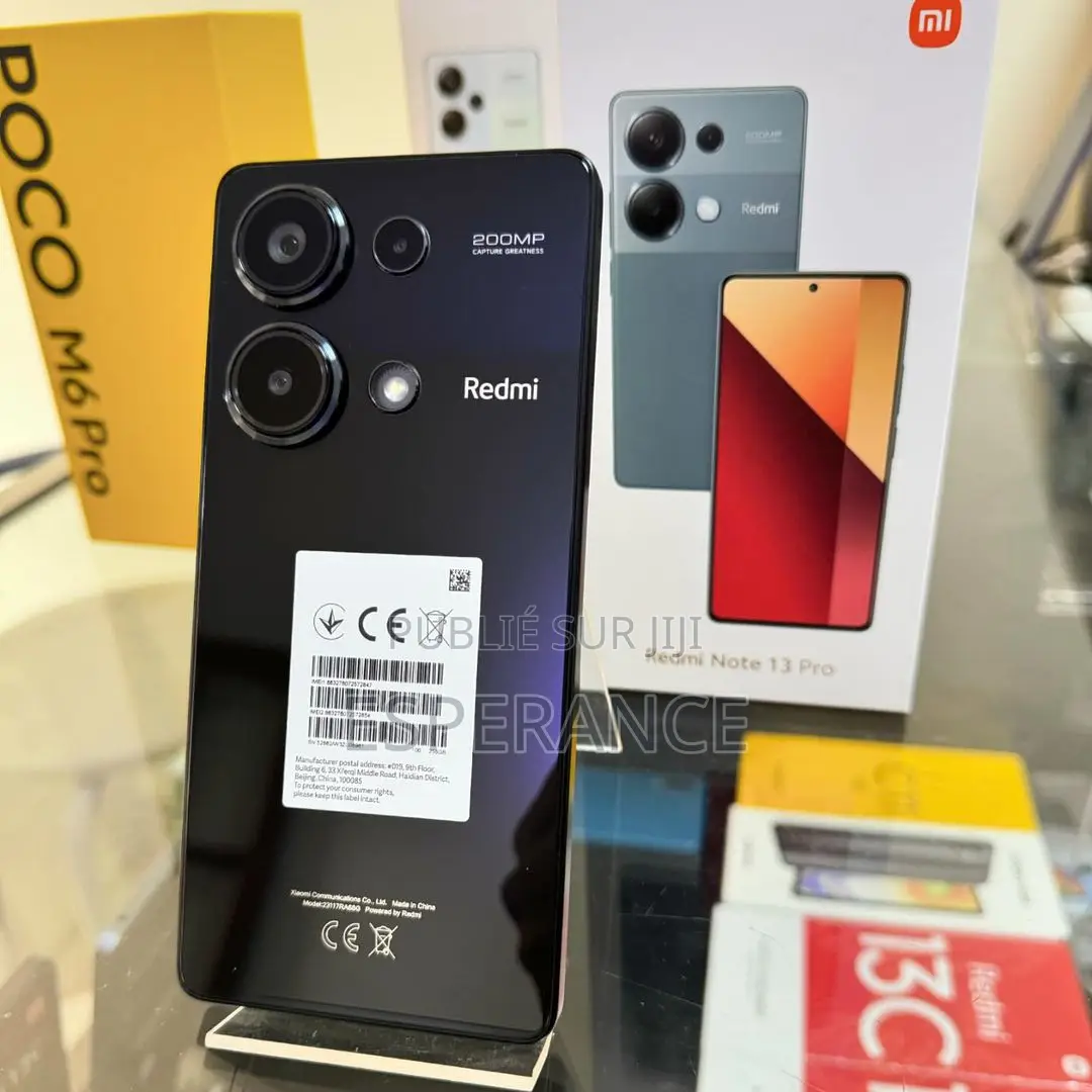 New Xiaomi Redmi Note 13 Pro 256 GB Noir