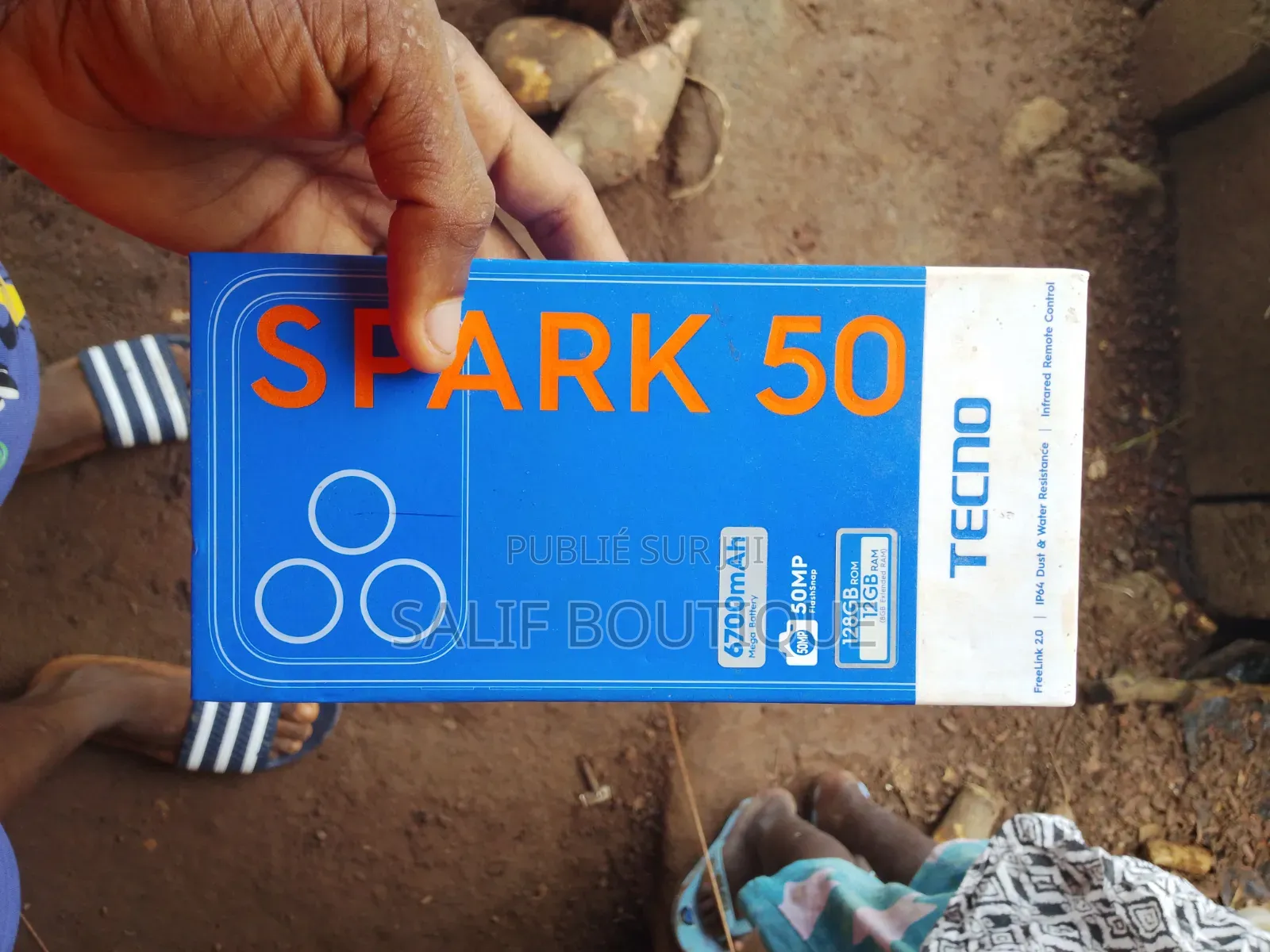 Nouveau Tecno Spark 50 128 GB Bleu