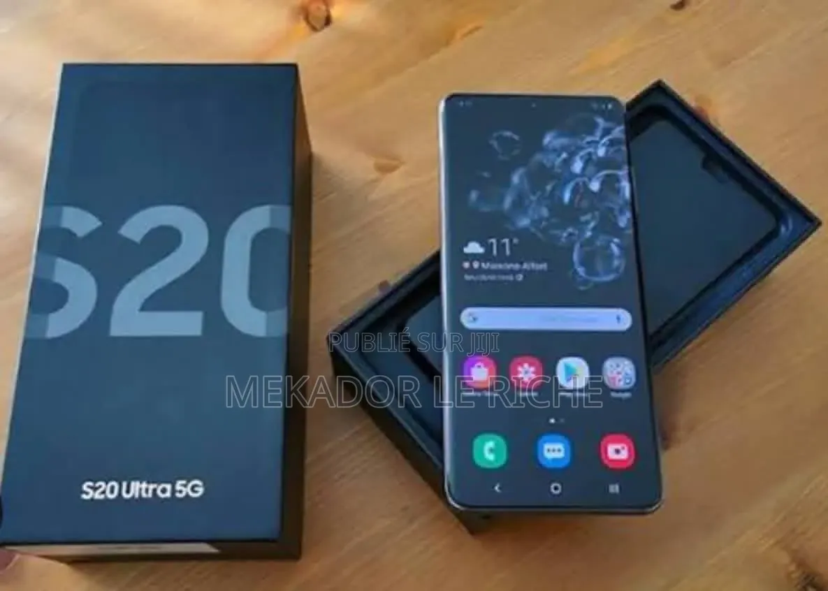 Nouveau Samsung Galaxy S20 Ultra 5G 256 GB Noir