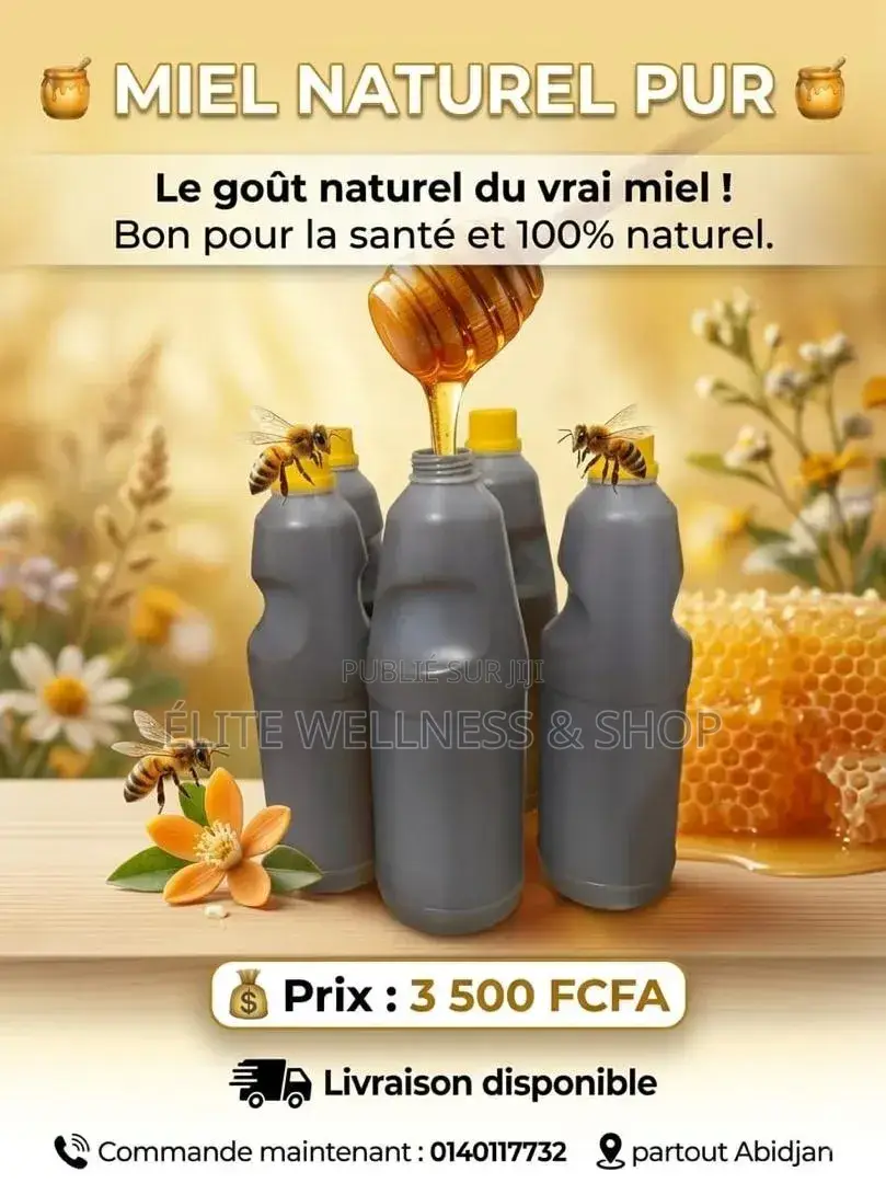 Miel Naturel 100% Pur - Qualité Prenium