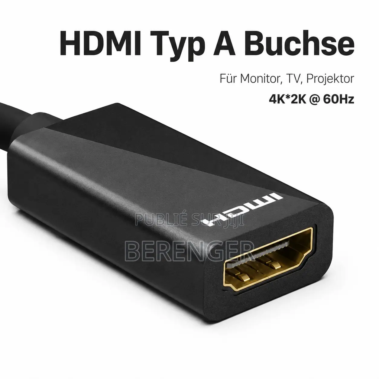 Adaptateur DisplayPort 1.4 Mâle Vers HDMI Type a Femelle