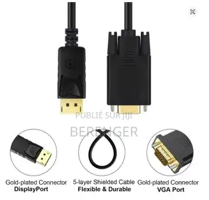 Câble DisPlay Vers VGA 1,8 M