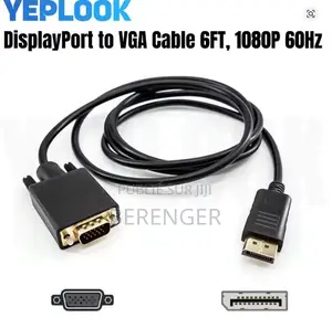 Câble DisPlay Vers VGA 1,8 M