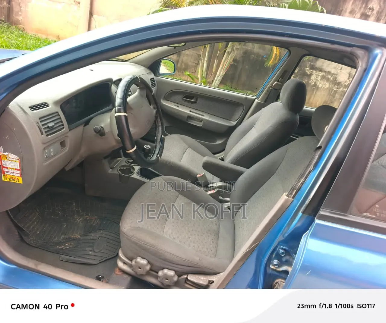 Kia Rio Sedan 2004 Bleu