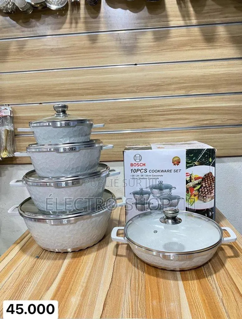 Set De Marmite en Granite