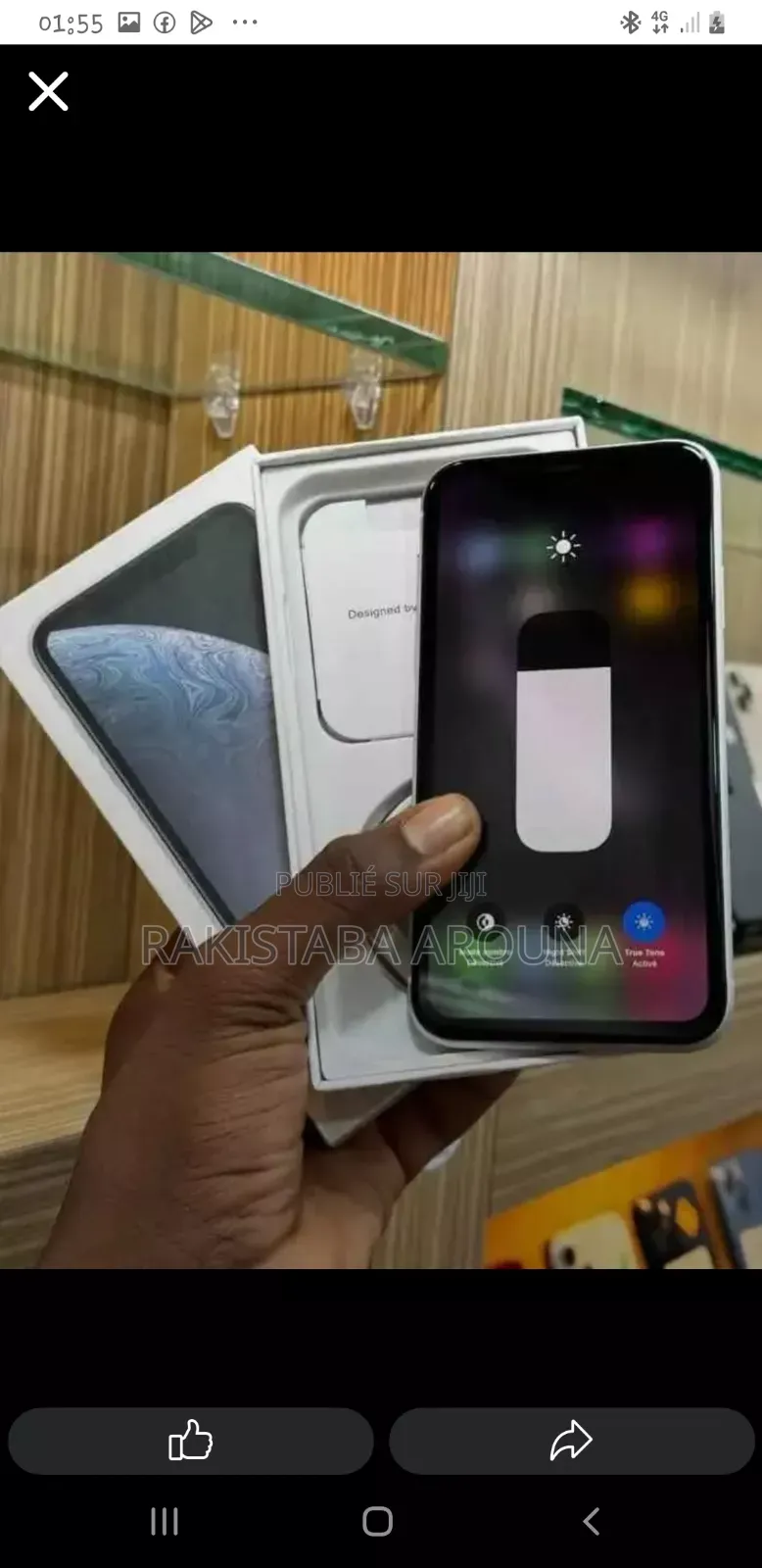 Nouveau Apple iPhone XR 64 GB Blanc