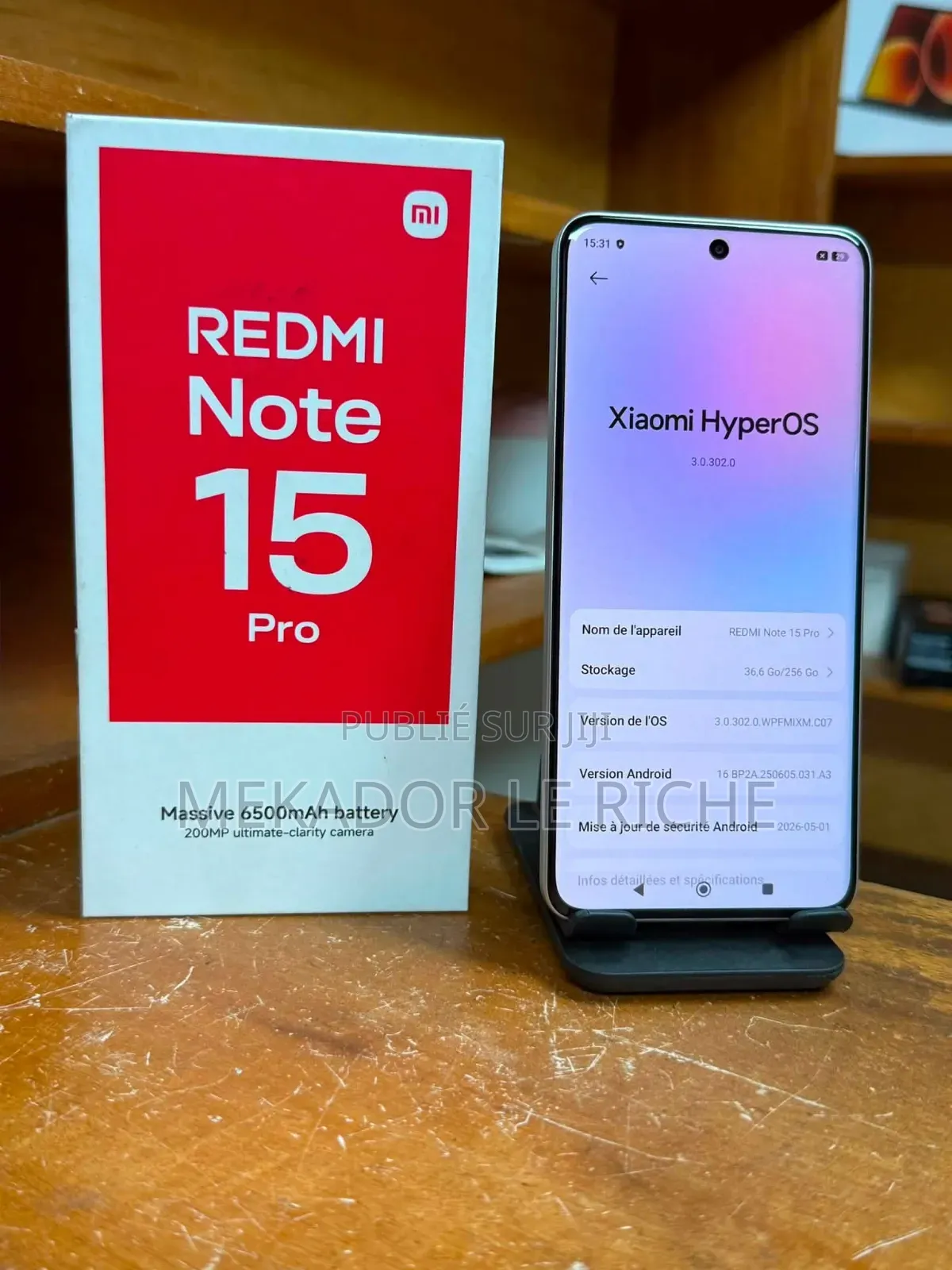 Nouveau Realme 15T 256 GB Noir