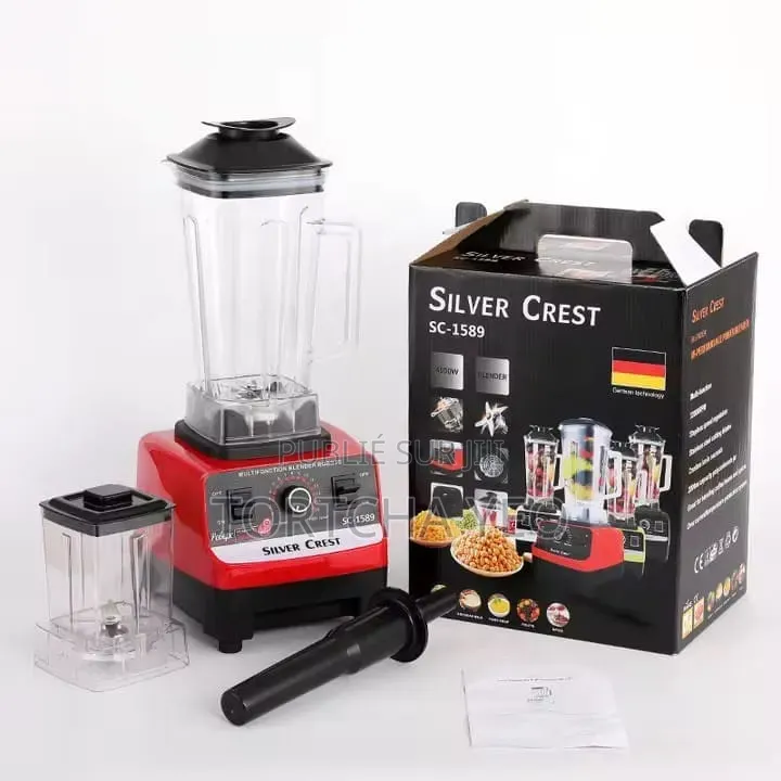 Blender 2 en 1 – 2,5L Silver Crest, Neuf, Puissant