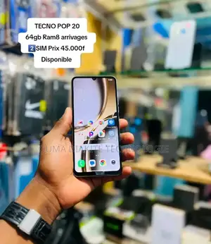 Nouveau Tecno Pop 20 64 GB Noir