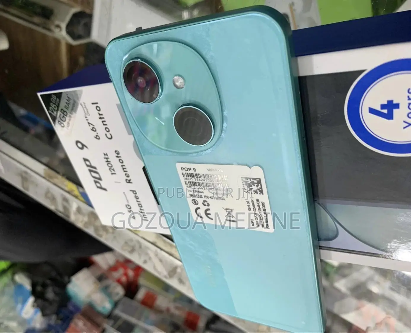 Nouveau Tecno Pop 9 128 GB Vert