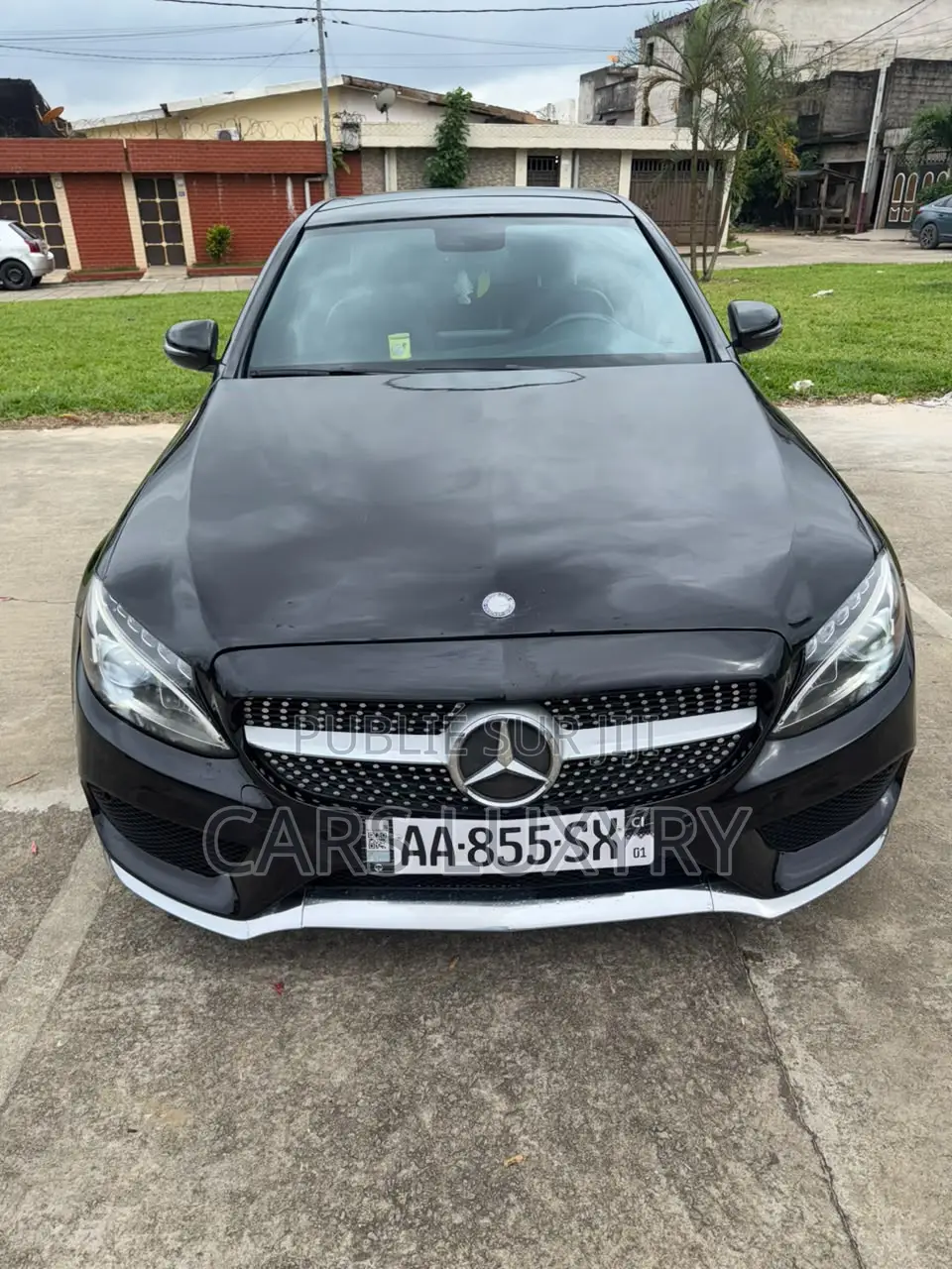 Mercedes-Benz C300 Luxury 4matic Sedan AWD (2.0L 4cyl 7A) 2017 Noir