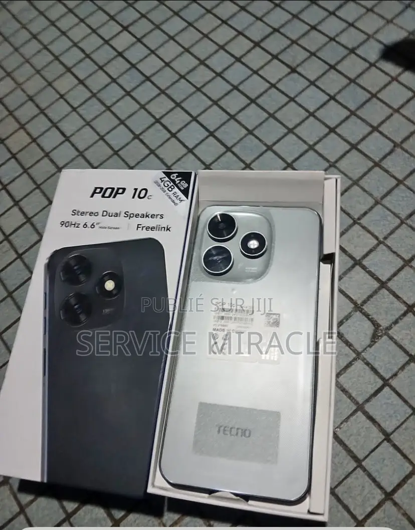 Nouveau Tecno Pop 10 128 GB Blanc