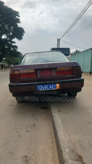 Honda Accord 1991 Rouge