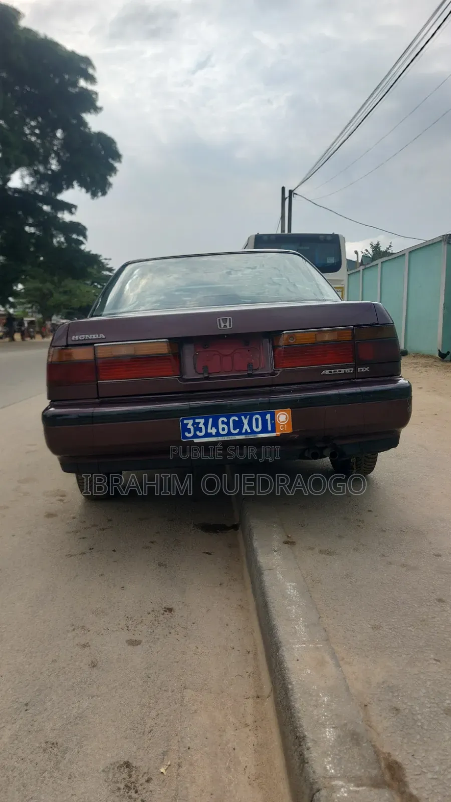 Honda Accord 1991 Rouge