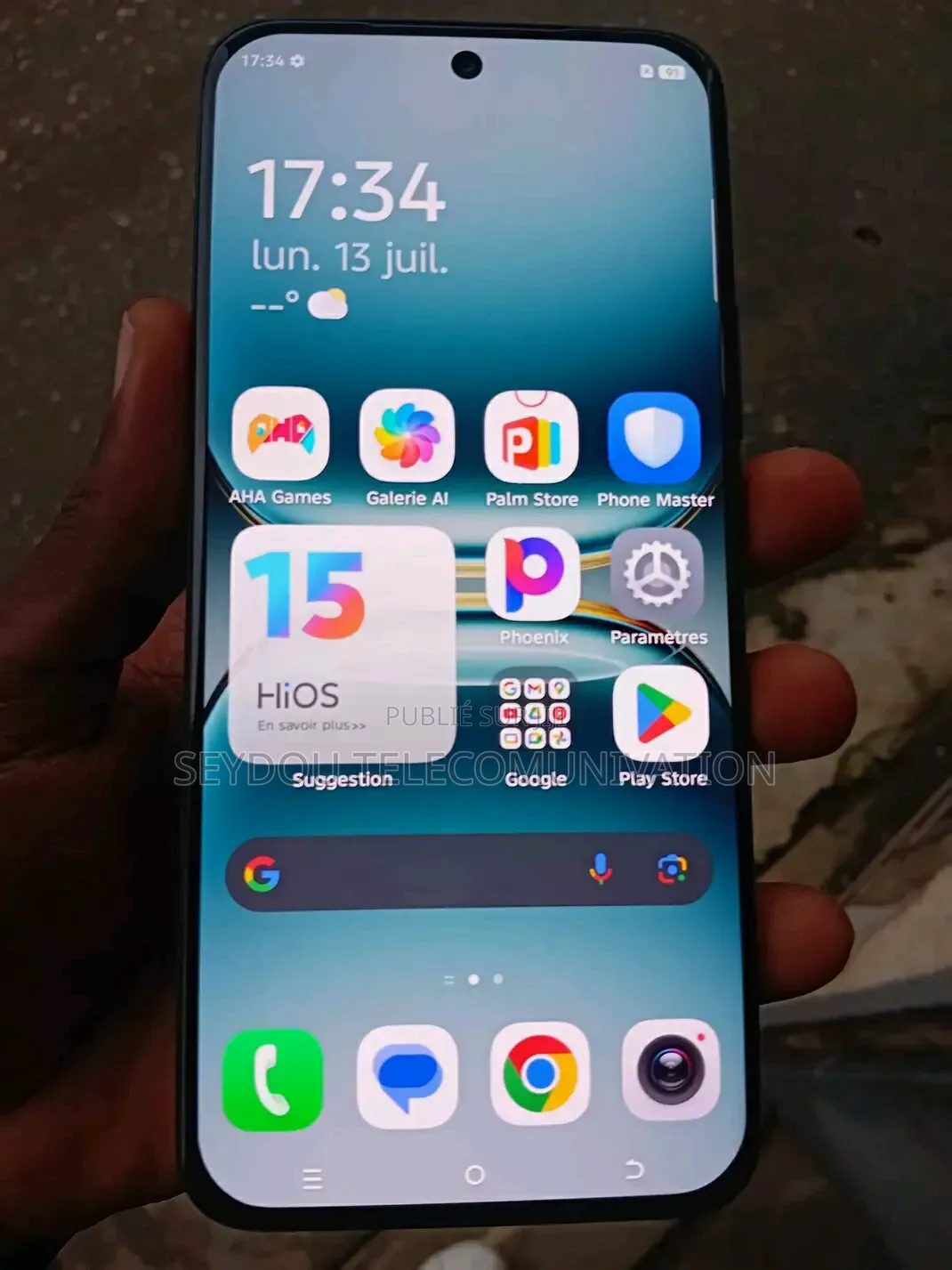 Nouveau Tecno Spark 40 Pro+ 256 GB Bleu