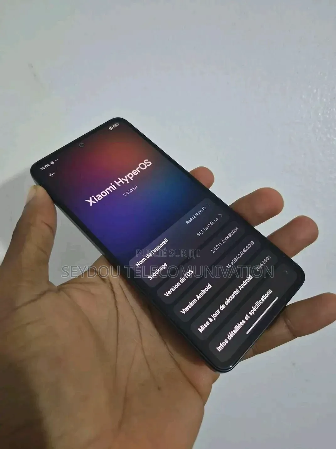 Nouveau Xiaomi Redmi Note 13 256 GB Noir