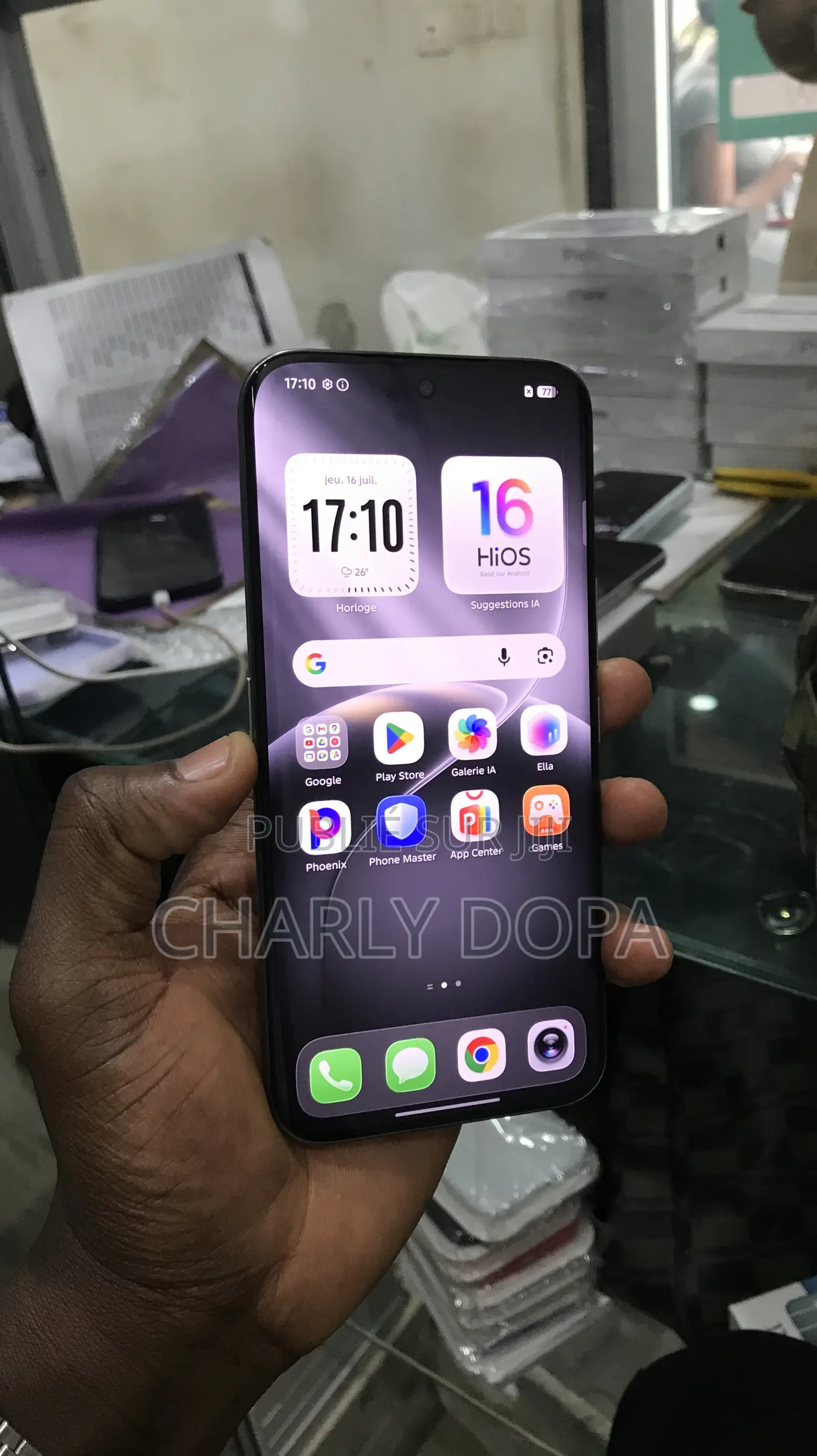 Tecno Camon 50 Pro 256 GB Argenté