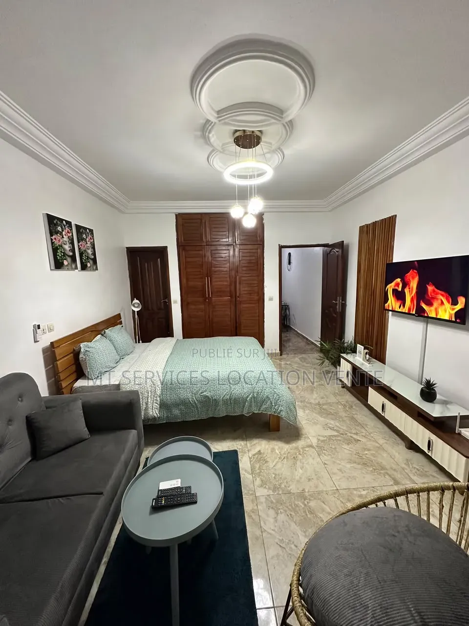 Studio Meublé Disponible À Angré Cocody
