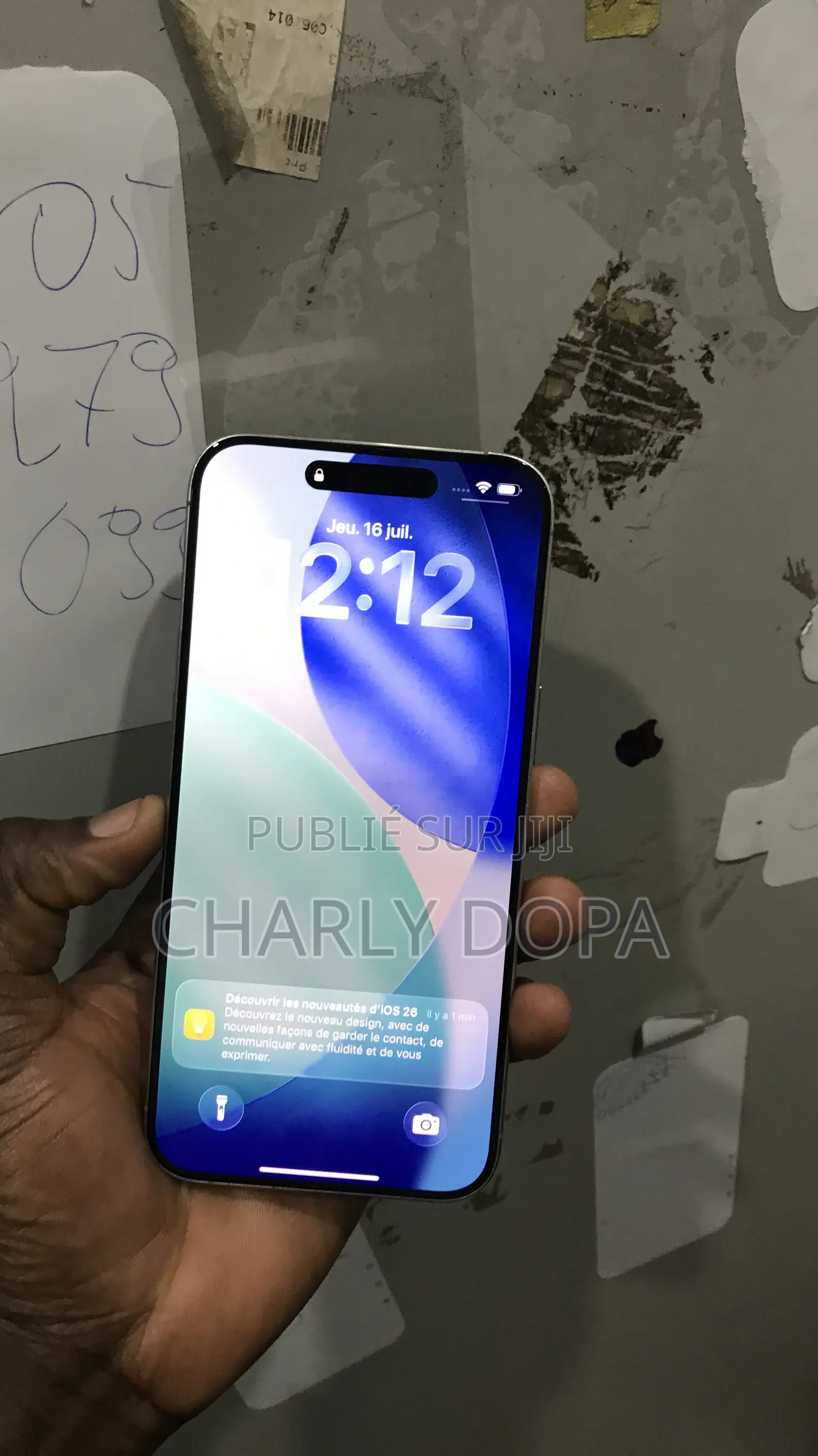 Apple iPhone 15 Pro Max 256 GB Argenté