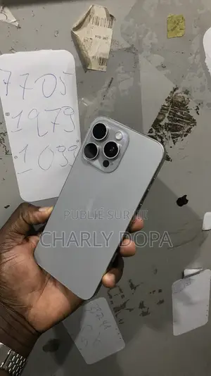 Apple iPhone 15 Pro Max 256 GB Argenté