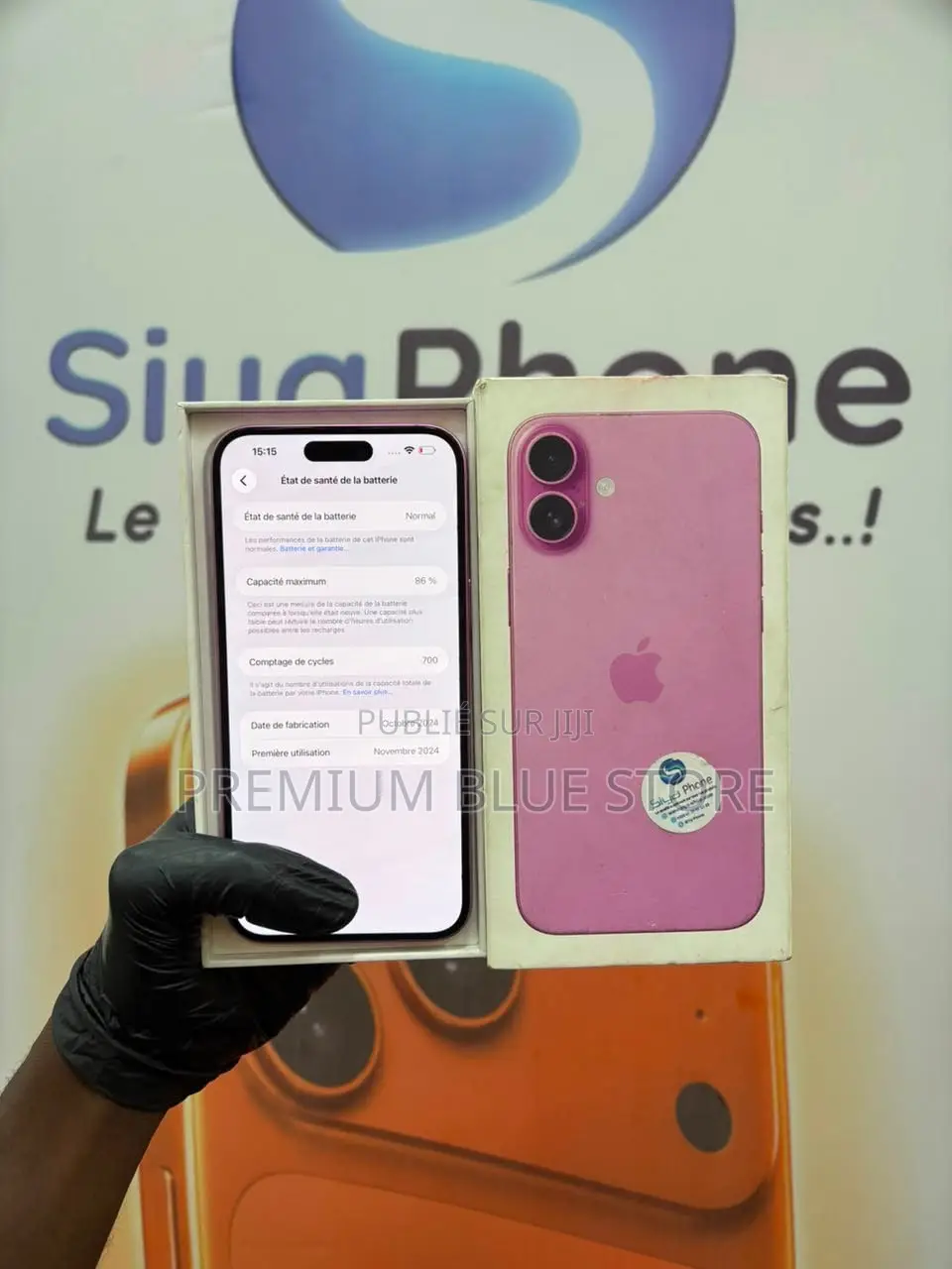 Nouveau Apple iPhone 16 Plus 128 GB Rose