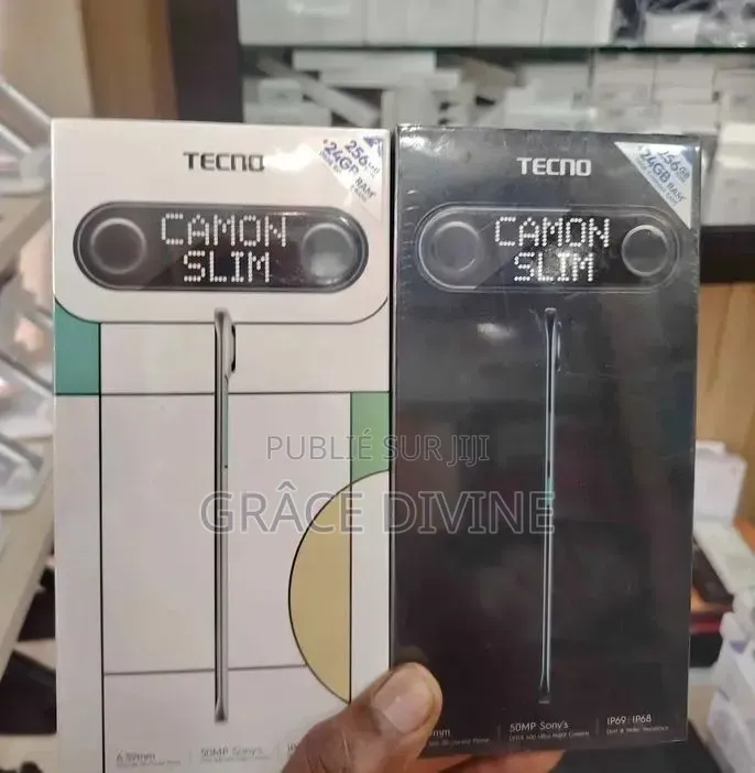 Nouveau Tecno Camon Slim 256 GB Blanc