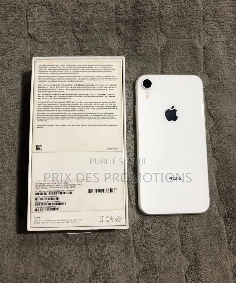 Nouveau Apple iPhone XR 128 GB Blanc