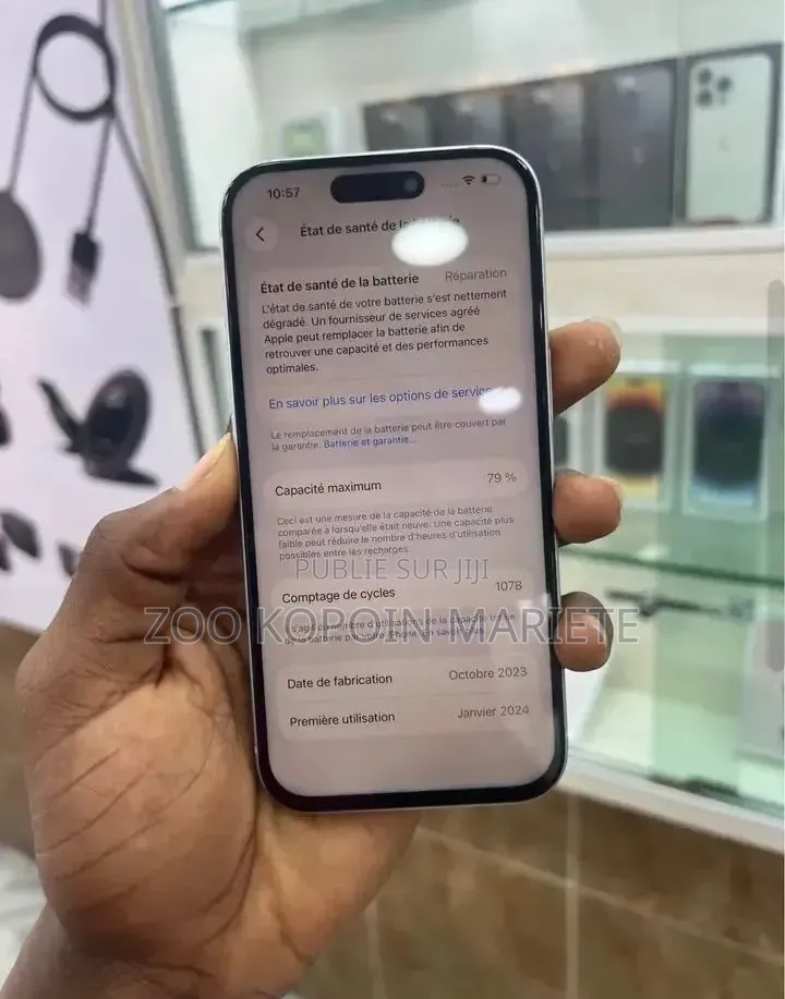 Nouveau Apple iPhone 15 512 GB Blanc