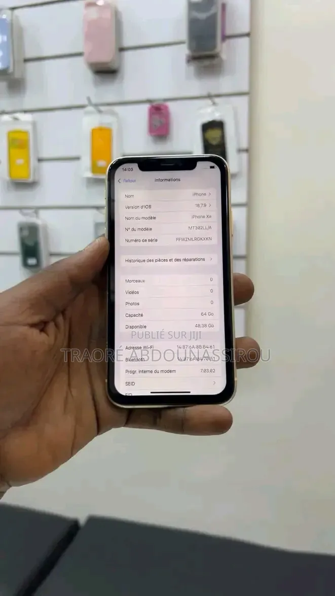 Nouveau Apple iPhone XR 128 GB Jaune