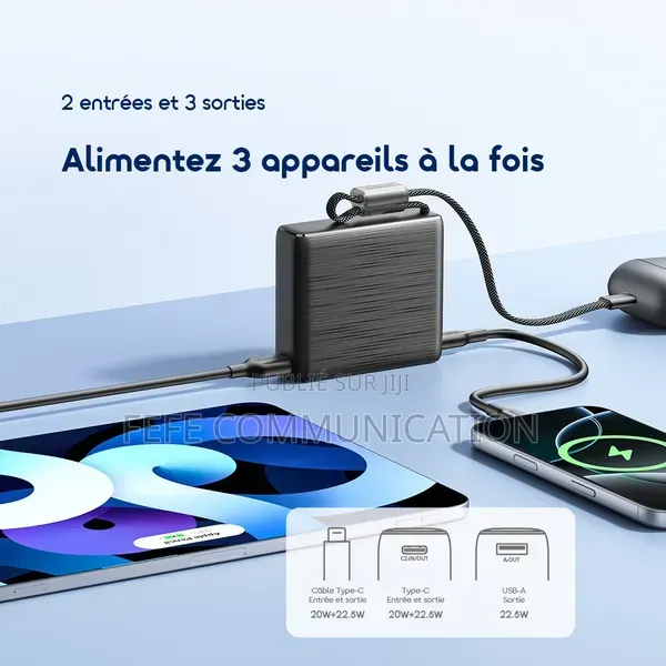 Oraimo PowerNova L11 - Powerbank 10000mah - Charge Rapide 22,5W