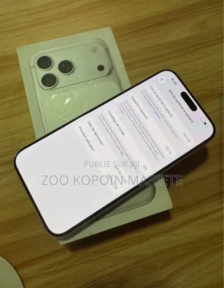 Nouveau Apple iPhone 17 Pro Max 512 GB Blanc