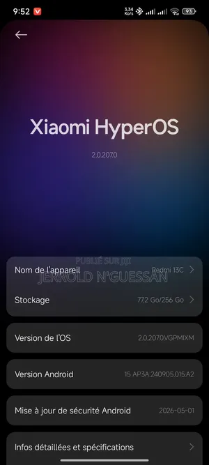 Nouveau Xiaomi Redmi 13C 256 GB Vert