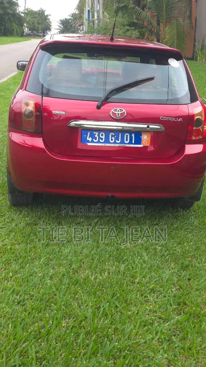 Toyota Corolla 2001 Rouge