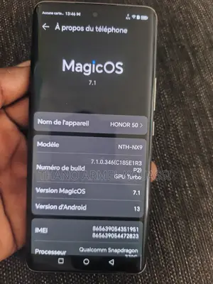 Honor 50 256 GB Argenté