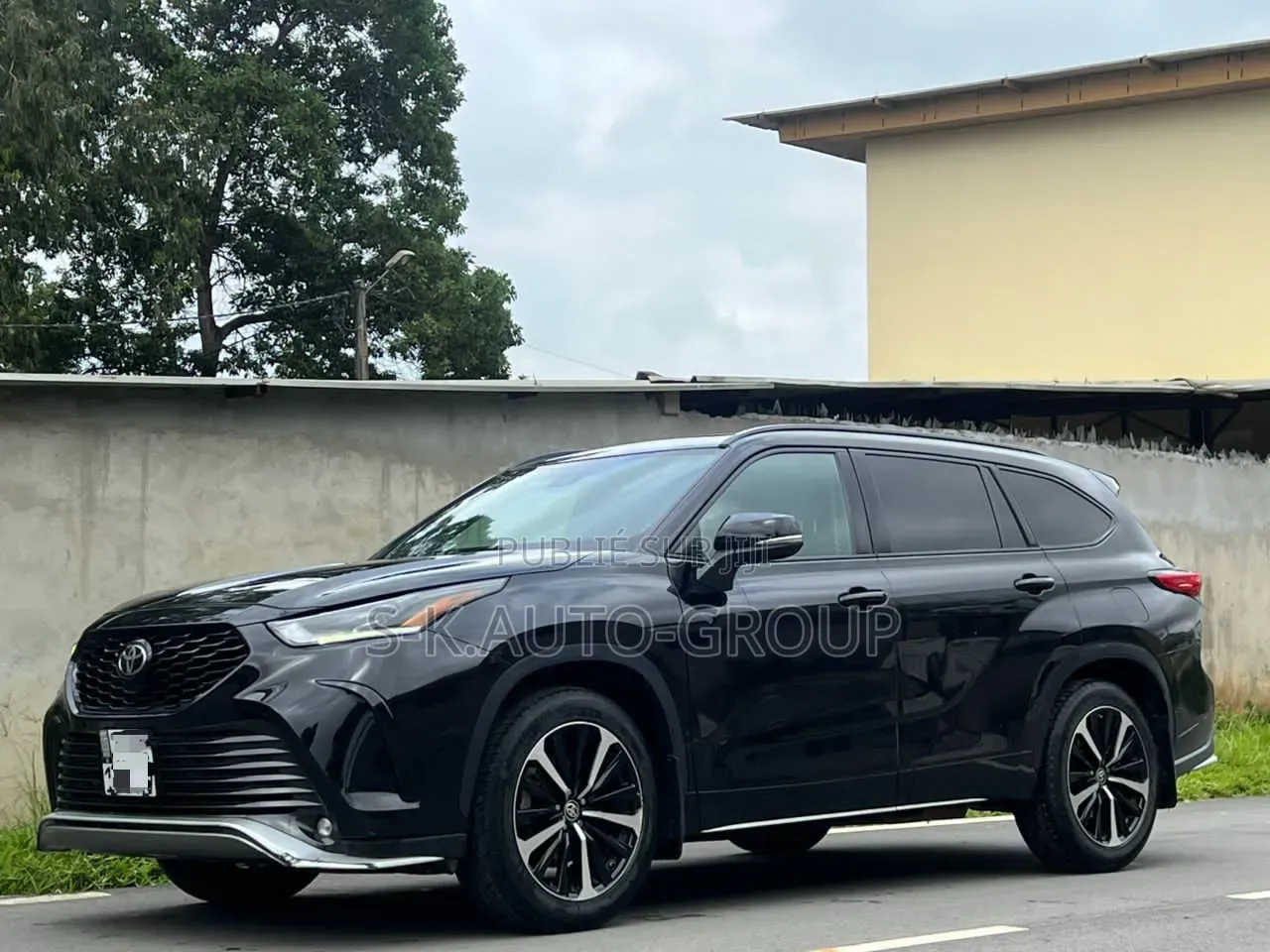 Toyota Highlander 2022 Noir