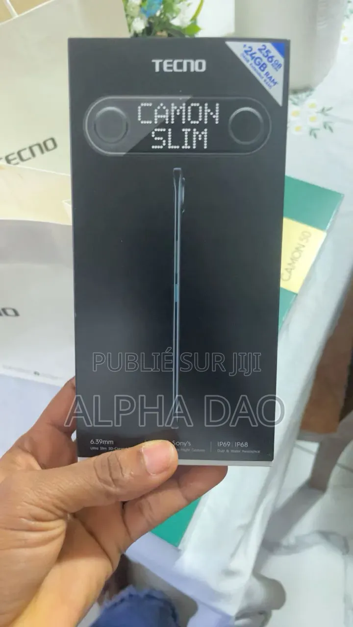 Nouveau Tecno Camon Slim 256 GB Gris