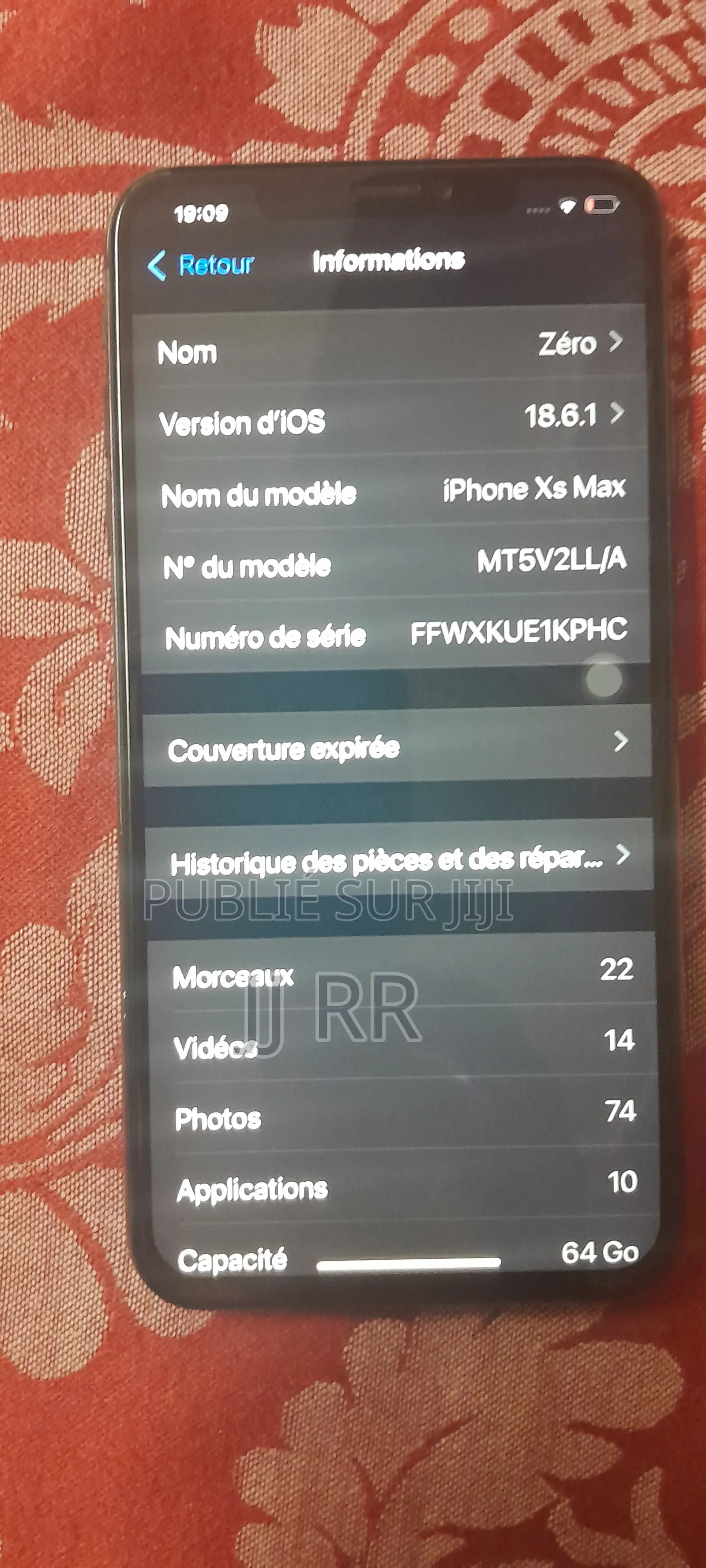 Apple iPhone X 64 GB Gris