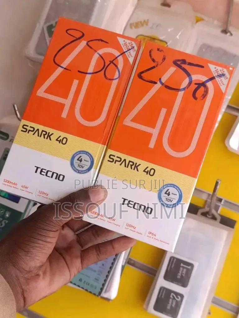 Nouveau Tecno Spark 40 256 GB Autre