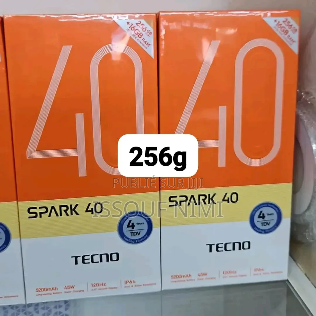 Nouveau Tecno Spark 40 256 GB Autre