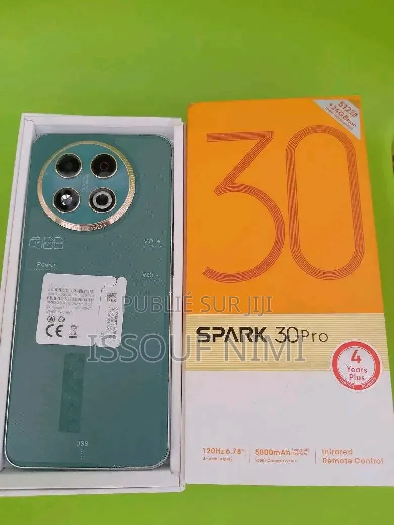 Nouveau Tecno Spark 30 Pro 256 GB Autre