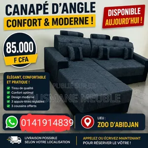 Canapé d'Angle Moderne , Confortable Et Élégant, 05 Place