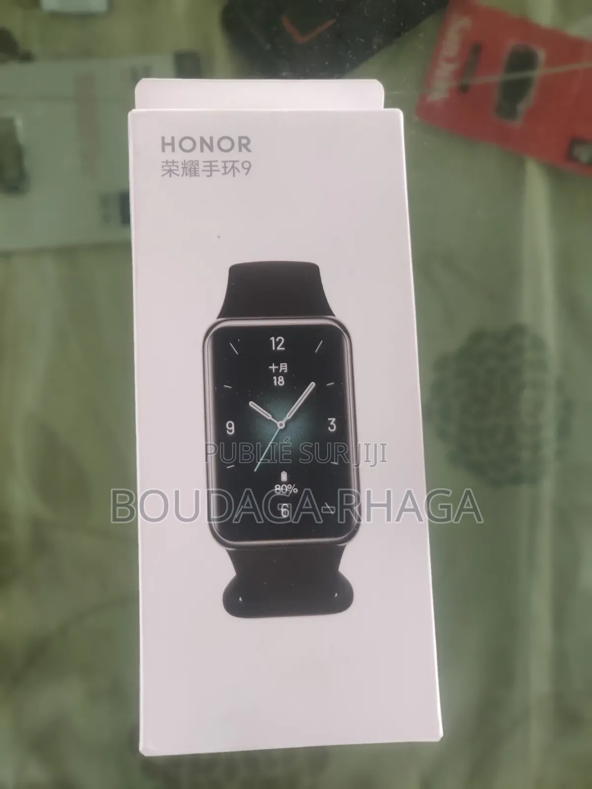 Montre Conne- HONOR Band 9 - Écran AMOLED 1.57 Pouces - Noir