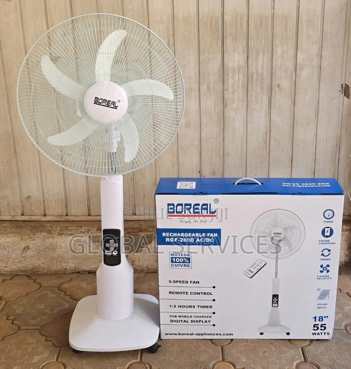 Ventilateur Rechargeable