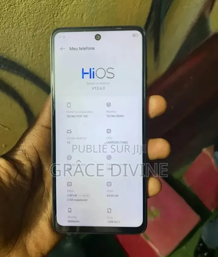 Tecno Pop 10C 128 GB Gris