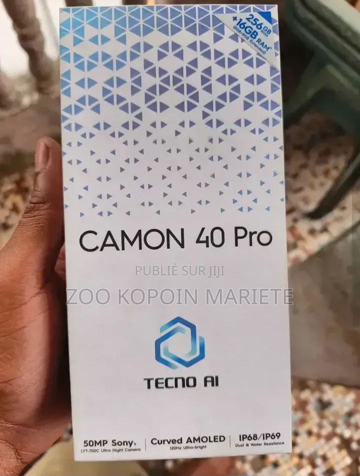 Nouveau Tecno Spark 40 Pro 256 GB Violet