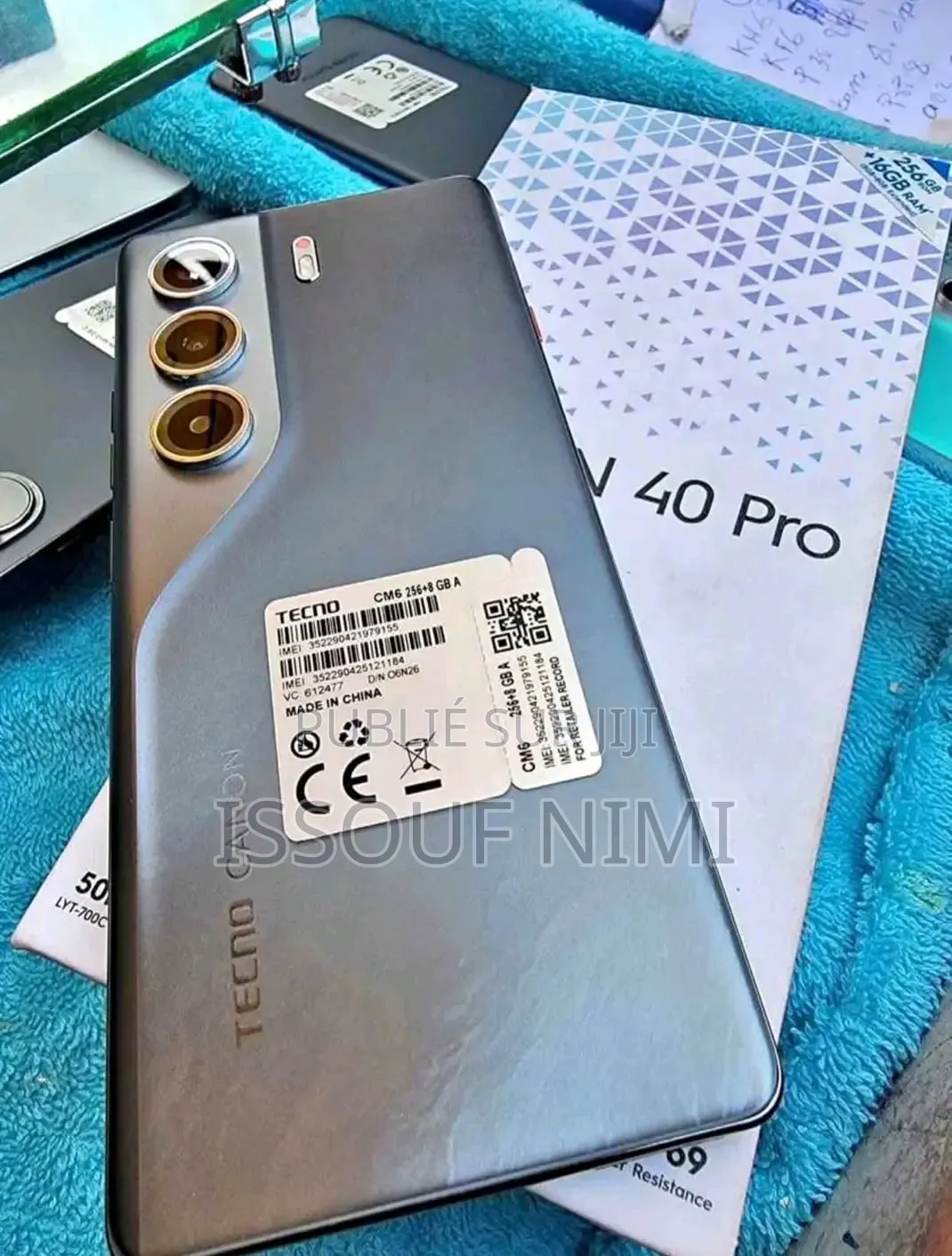 Nouveau Tecno Camon 40 Pro 4G 256 GB Autre